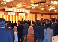 連合運動の見える化・社会化に取り組み、スクラムを組んで前に進めよう=2013連合北海道・新年交礼会