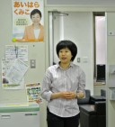 本日で研修終了しました=本部書記・ラムレ ベッカさん