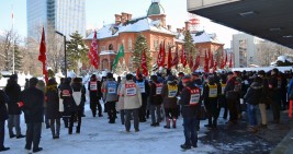 【地公三者共闘】来年度の独自削減圧縮と終了を求める―1.16全道昼休み総決起集会