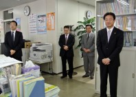 【本日の来局者】引き続きみなさんの支援を=米沢帯広市長来局