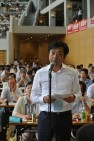 保育士の処遇改善、全体の課題として取り組みを=第87回自治労定期大会1日目、道本部・藤盛副委員長が発言