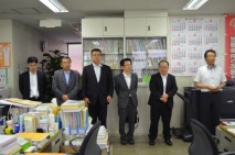 【本日の来局者】今後も一緒に頑張る=道学組連合会