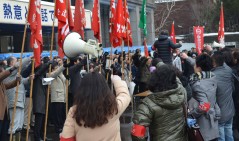 【地公三者】独自削減、『給与制度の総合的見直し』は絶対に許さない=全道昼休み総決起集会