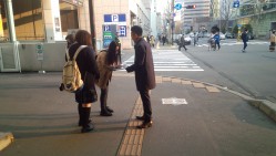 【道民運動】道本部、「戦争をさせない」署名の街頭行動 104筆を集約!