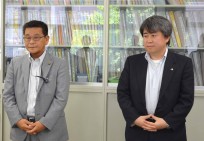 【本日の来局者】神谷ひろし・民主党10区総支部代表、花田茂巳・岩見沢市議が来局