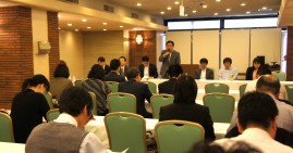 道本部参加団会議で臨む態度意思統一=自治第149回中央委員会
