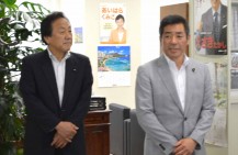 【本日の来局者】市橋・民主党北海道新幹事長、勝部・民主党北海道前幹事長が来局