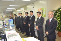 【本日の来局者】北海道消防職員協議会役員のみなさん