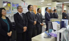 【本日の来局者】全道庁労連本部新執行部のみなさん