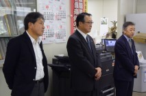 【本日の来局者】連合北海道退任役員のみなさん