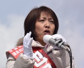 衆議院北海道第5区補欠選挙『池田まき』第一声=4月12日(江別市)