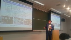 北海学園大学との連携講座~第6回目「『原発崩壊』の混乱と恐怖-たたかい続ける職員-」~今野泰自治労福島県本部中央執行委員長が講演