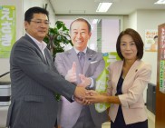 【本日の来局者】えさき参議とともにも、平和・民主主義を守る!=徳永エリ参議院議員