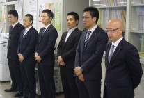 【本日の来局者】道消防協執行部のみなさん