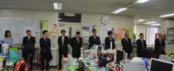 【本日の来局者】全道庁労連札幌総支部・新執行部のみなさんが来局